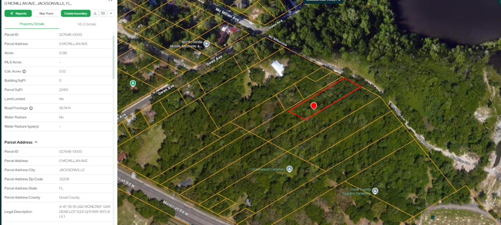 0 Mcmillan Ave, Jacksonville, FL 32208