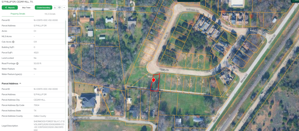 12 PHILLIP DR, CEDAR HILL, TX