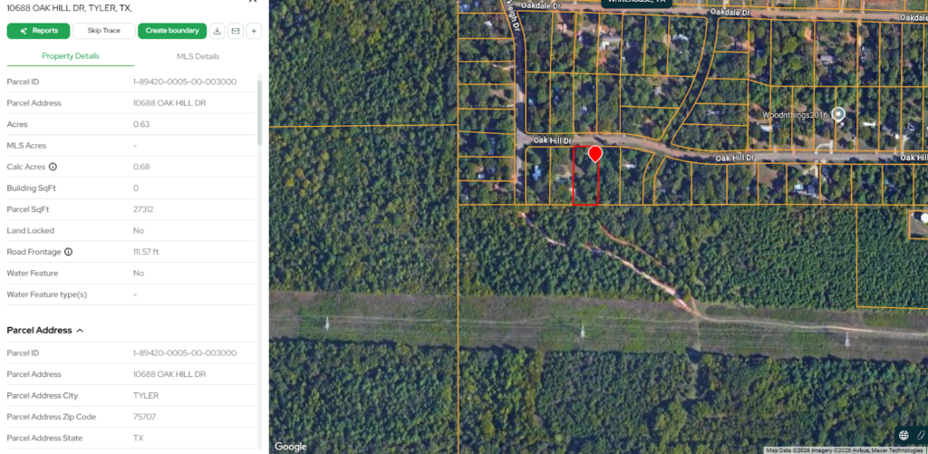 10688 Oak Hill Dr, Tyler, TX 75707