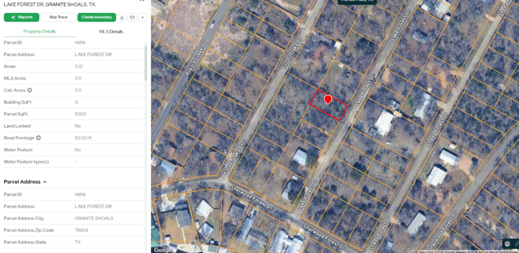 0 Lake Forest Dr. Granite Shoals, TX 78654