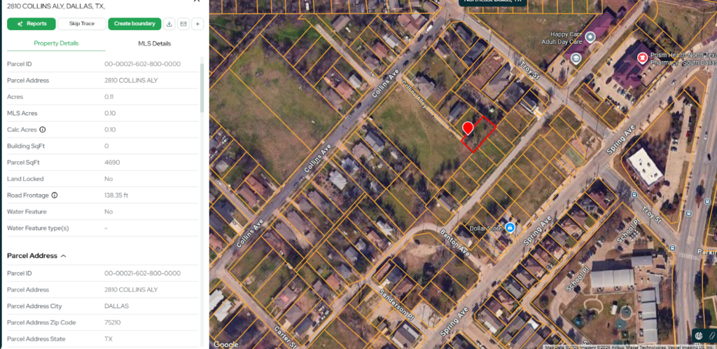 2810 Collins Alley Rd, Dallas, TX 75210