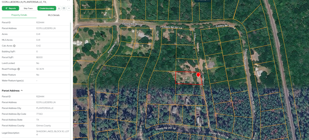 13376 Lueders Ln, Plantersville, TX 77363