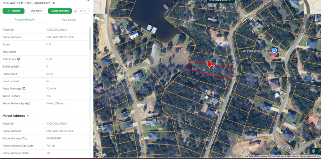 5016 WATERFIELD DR, GRANBURY TX 76048